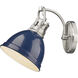 Duncan 1 Light 6.5 inch Pewter Wall Sconce Wall Light